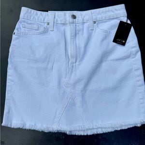 Joe’s Jeans Denim White Mini Skirt
